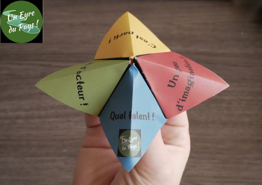 Une cocotte pour les drôles ! • origami Une cocotte pour les drôles ! • origami