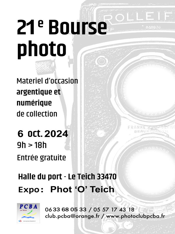 21 ème Bourse photo - Agenda Animation et fête locale du Teich