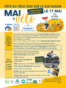Mai à vélo 2025 - Agenda Animation et fête locale Office de Tourisme Le Teich