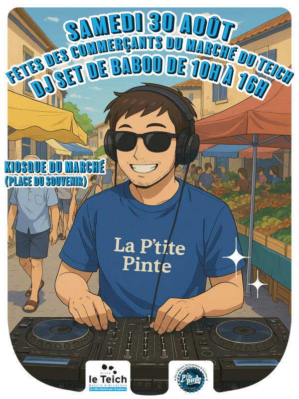Fête des commerçants du marcé du Teich. - Agenda Musique du Teich