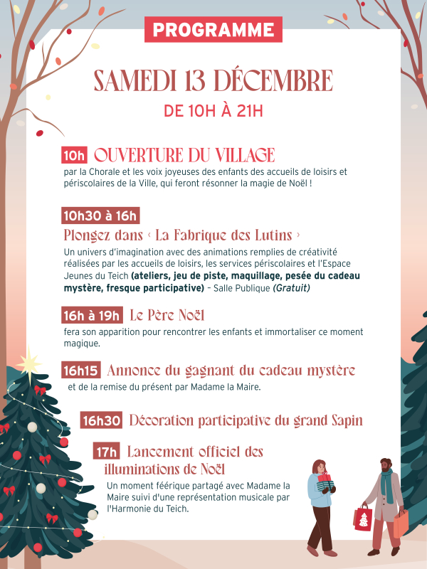 Le Village de Noël du Teich. - Agenda Animation et fête locale du Teich
