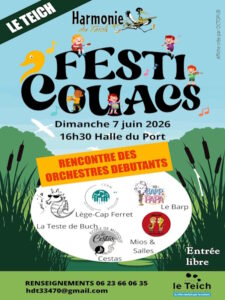 Rencontres Musicales Festicouacs. - Agenda Musique Office de Tourisme Le Teich